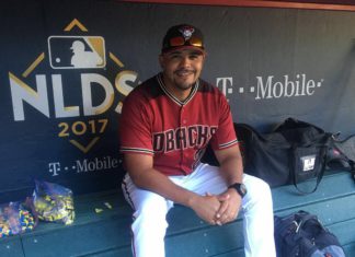 Rolando Arnedo llegó a las Grandes Ligas con Arizona